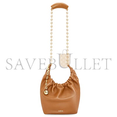 LOEWE SMALL SOFT NAPPA SHEEP LEATHER SQUEEZE BAG A914NCHX01-02 (29*24*10.5cm)